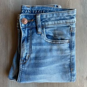 American Eagle “High Rise Jegging” skinny jeans